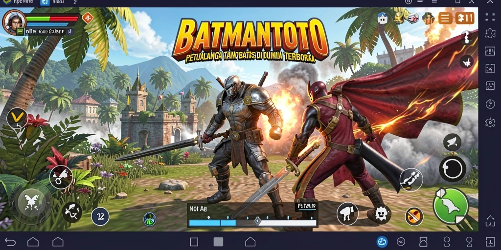 Tampilan gameplay menakjubkan di dunia terbuka BATMANTOTO.