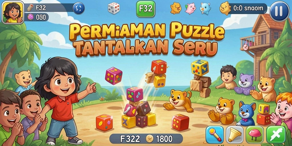 Gameplay menantang dan grafis menarik di F32.
