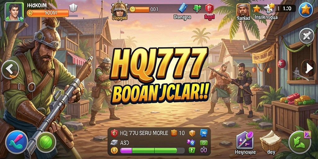 Tampilan gameplay HQ777 yang seru dan interaktif.