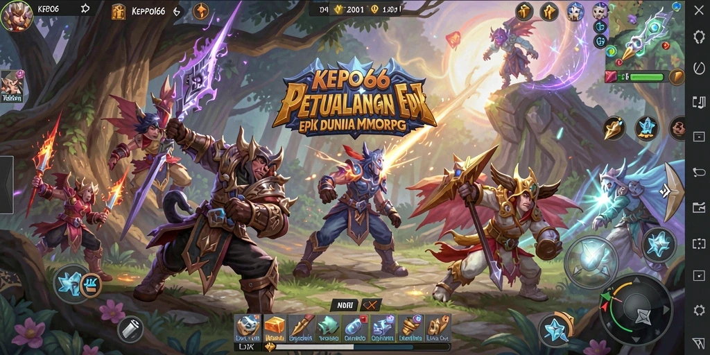 Tampilan gameplay KEPO66 yang memukau dan seru di dunia MMORPG.