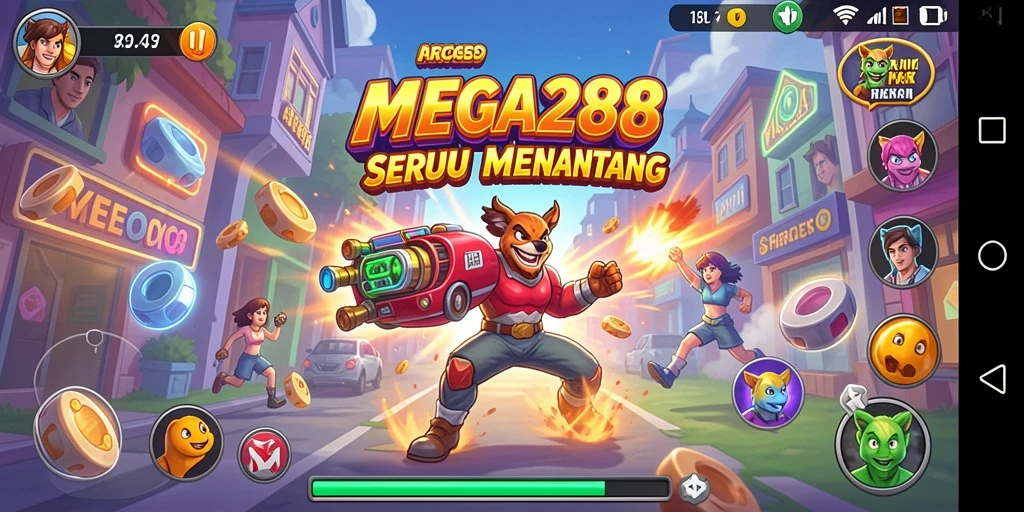 Tampilan gameplay <strong>MEGA288</strong> yang menarik dan penuh tantangan.