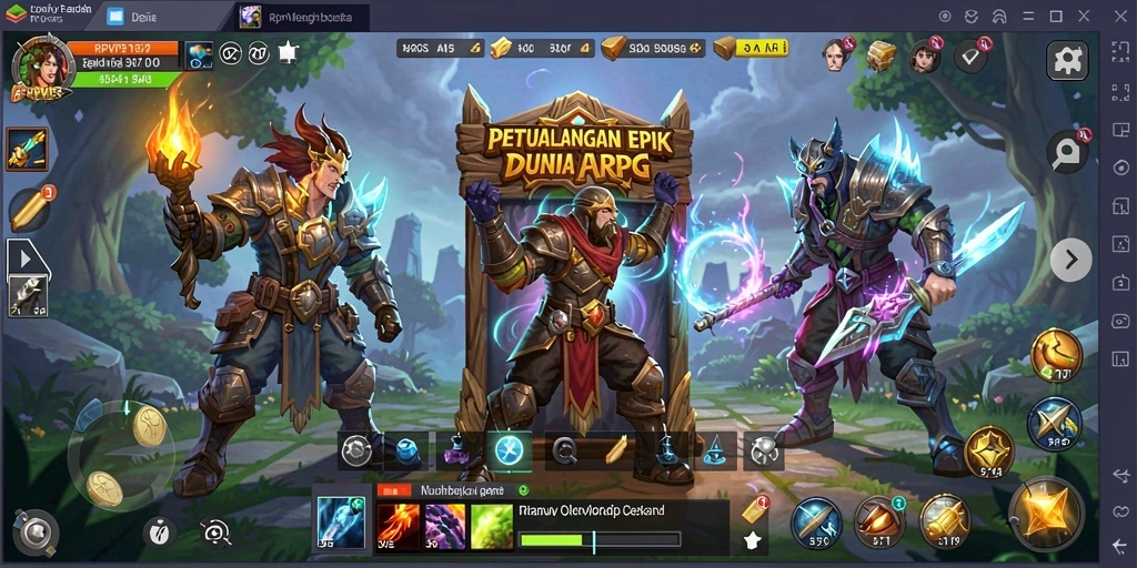 Pengalaman gameplay ARPG yang mendebarkan dan mengasyikkan.