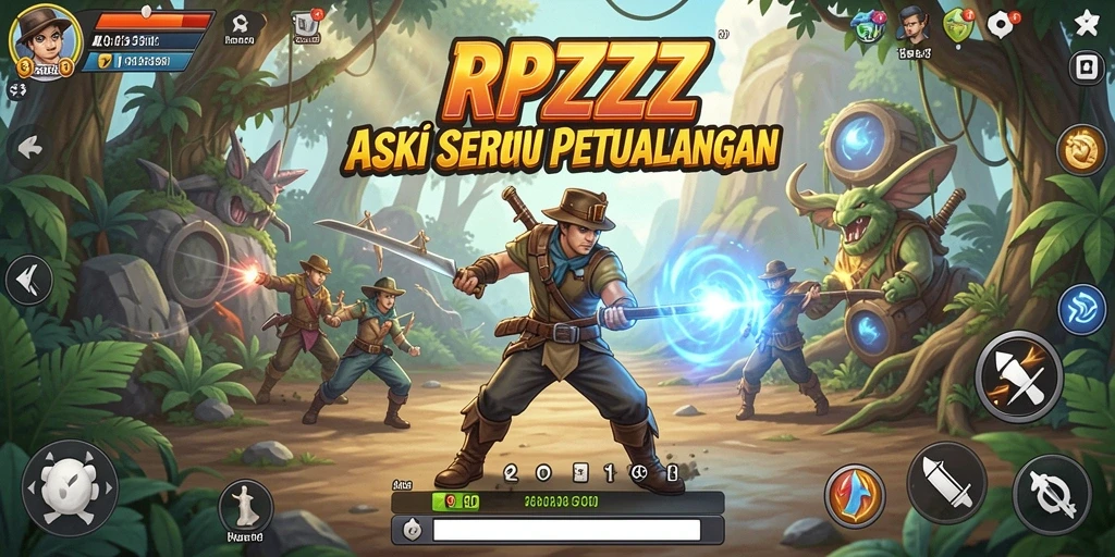Tampilan gameplay RPZZZ yang mendebarkan dan penuh aksi.