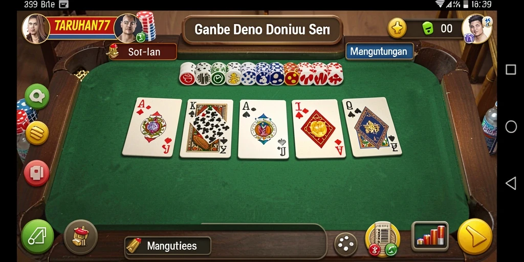 Tampilan gameplay TARUHAN77 yang menarik dan interaktif.